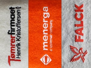 Håndklæder med broderet logo